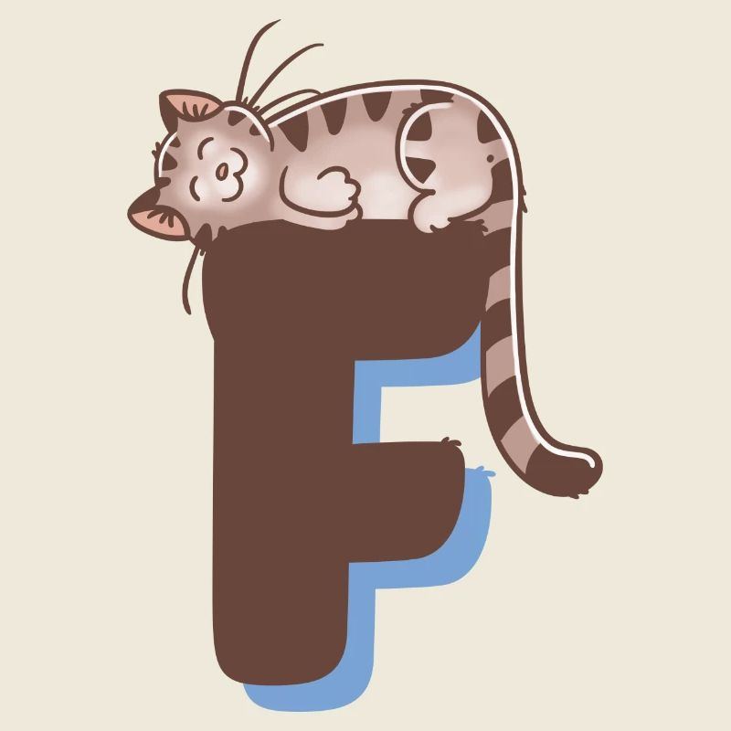 Cat Letter F