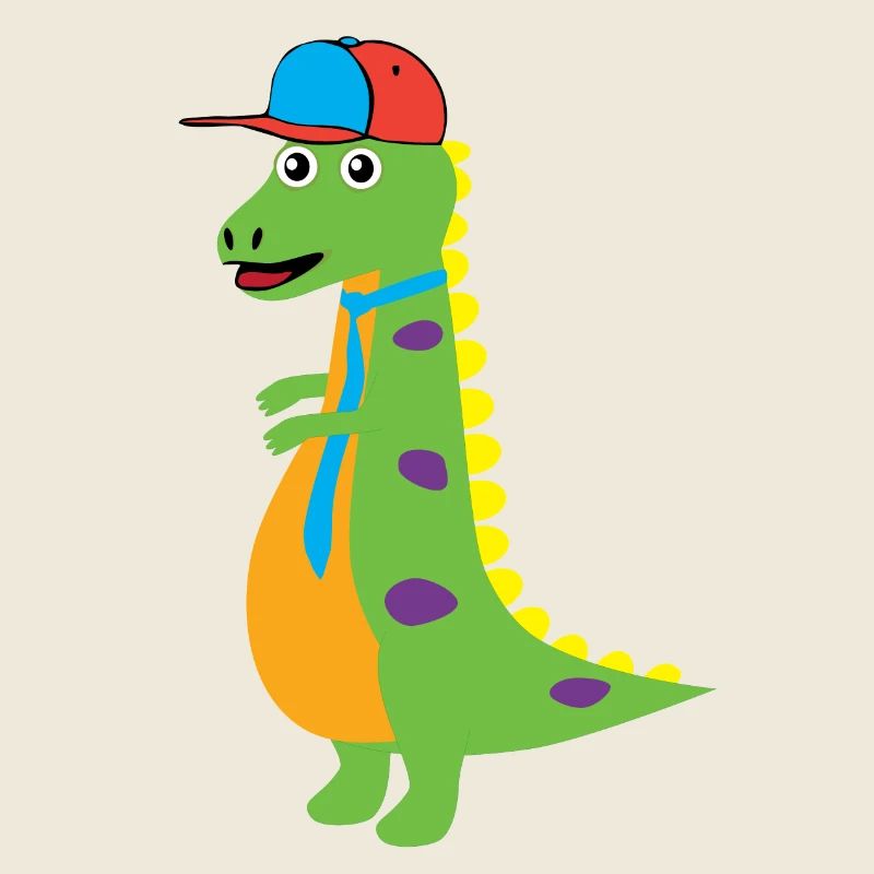 T-Rex prêt pour l’école sur T-shirt Bébé