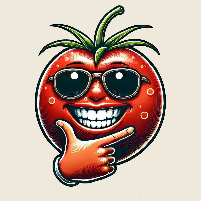 Cool Tomate Lunettes de Soleil Rouge Tomate Drôle