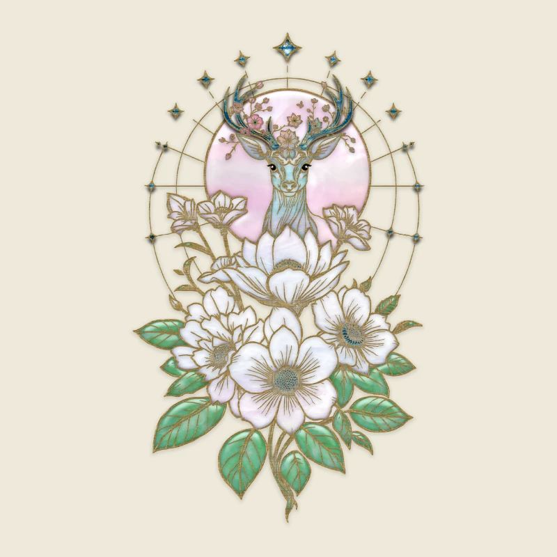 Majestic and graceful deer