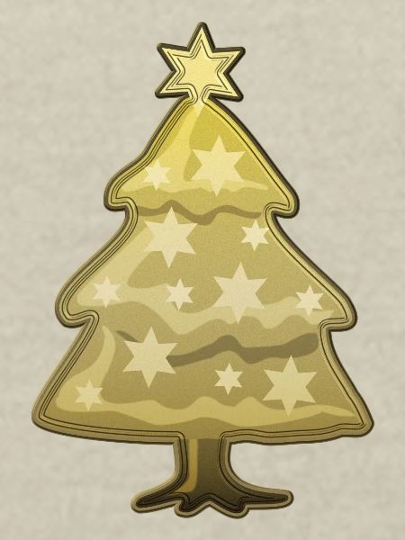 Christmas tree with star