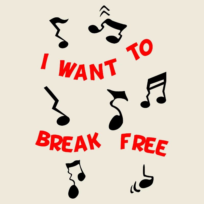 Valse Noten Freedom rot
