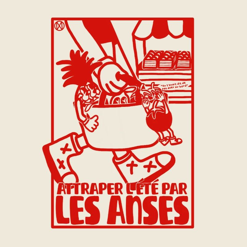 Marché provençal vacances d'été