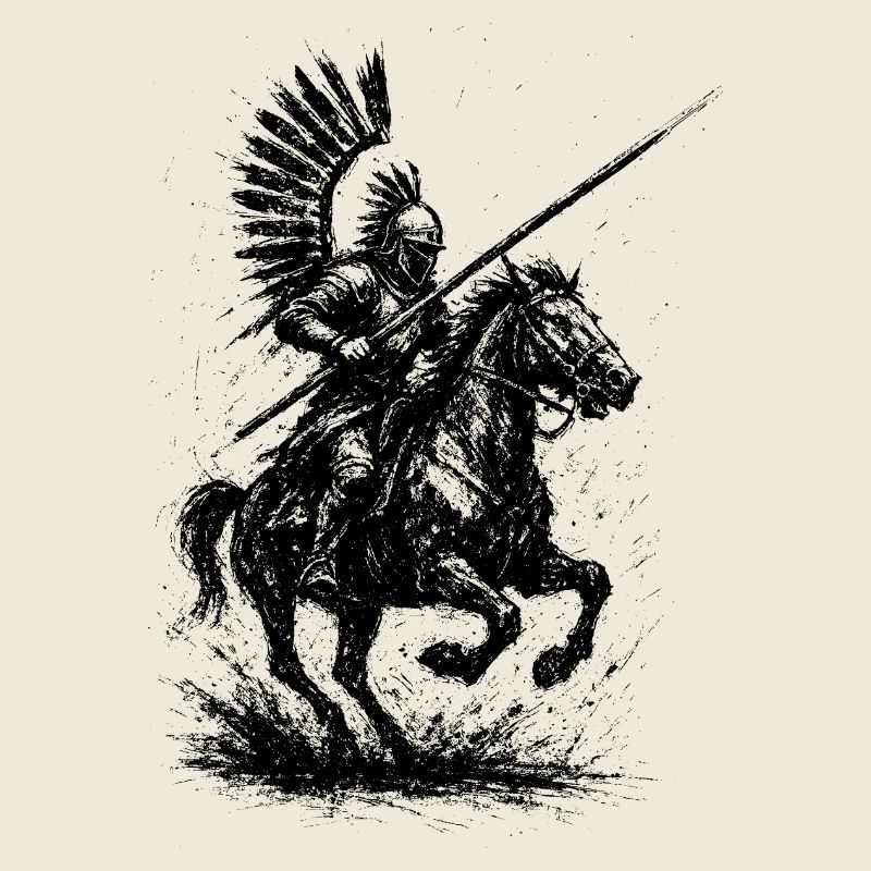 Husaren als Stolz