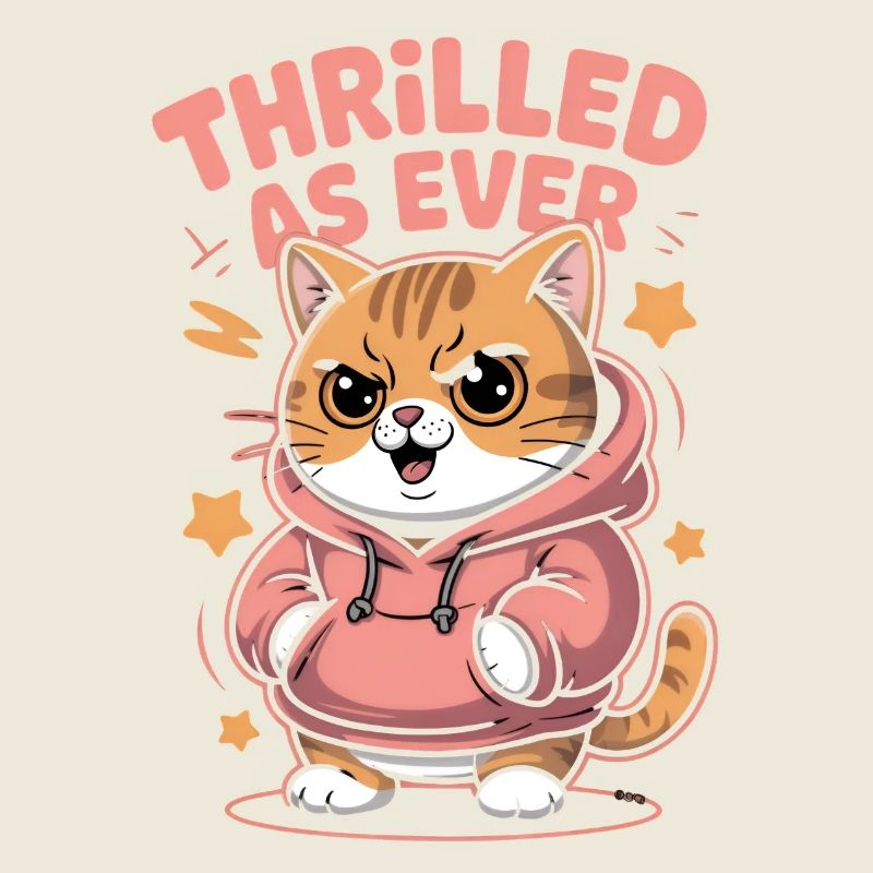 Conception ludique du sweat à capuche pour chat