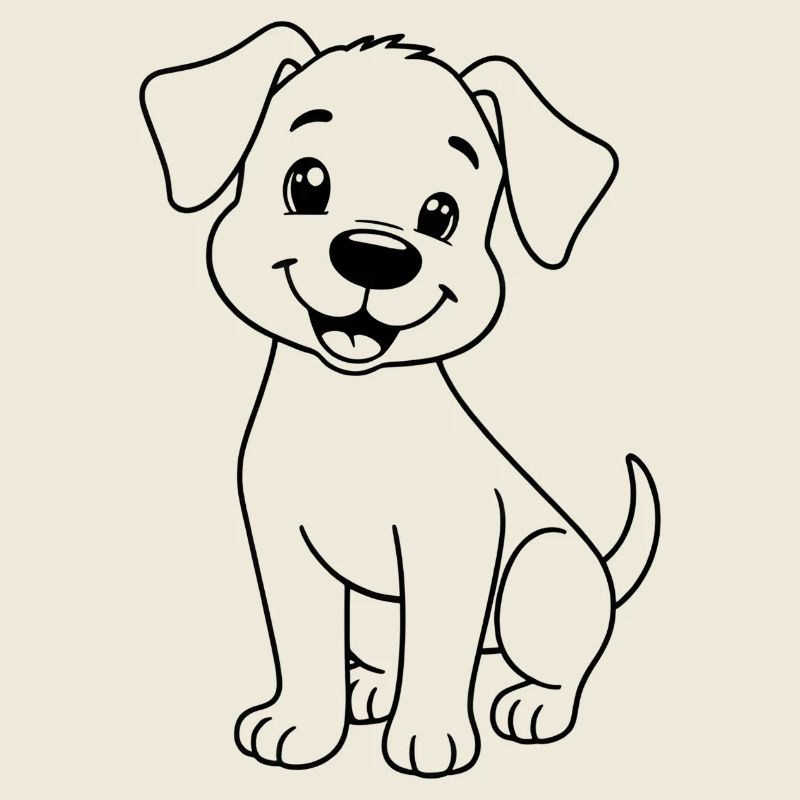 Chiot minimaliste