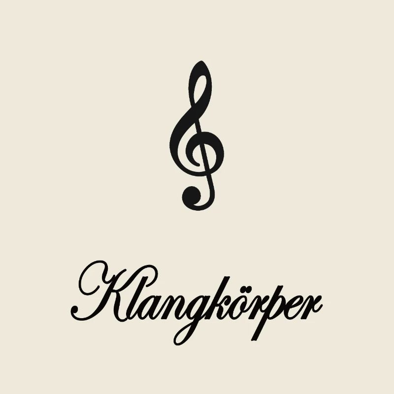 T-shirt de design de l’icône musicale Klangkörper