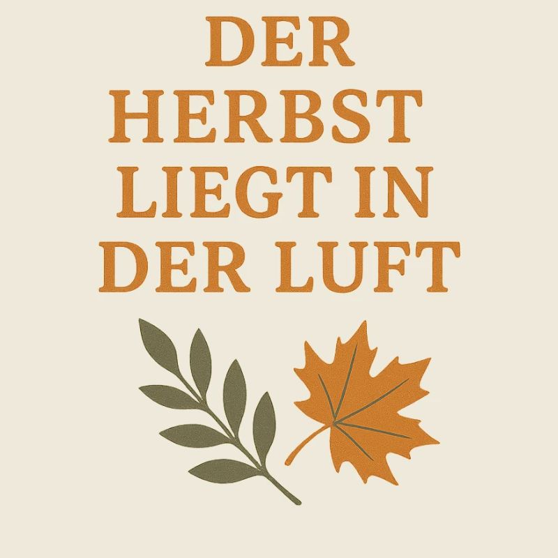 Poème d’automne avec motif de feuillage