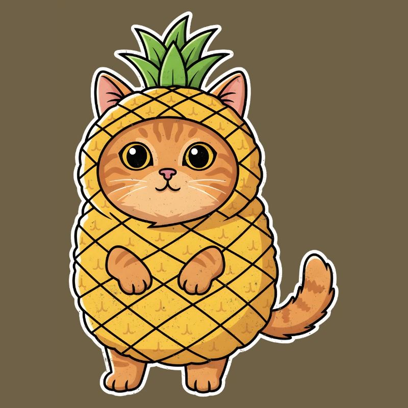 Chat ananas