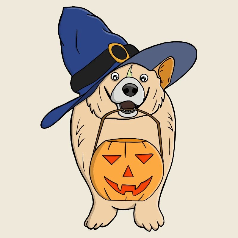 Kürbis Hexenhund