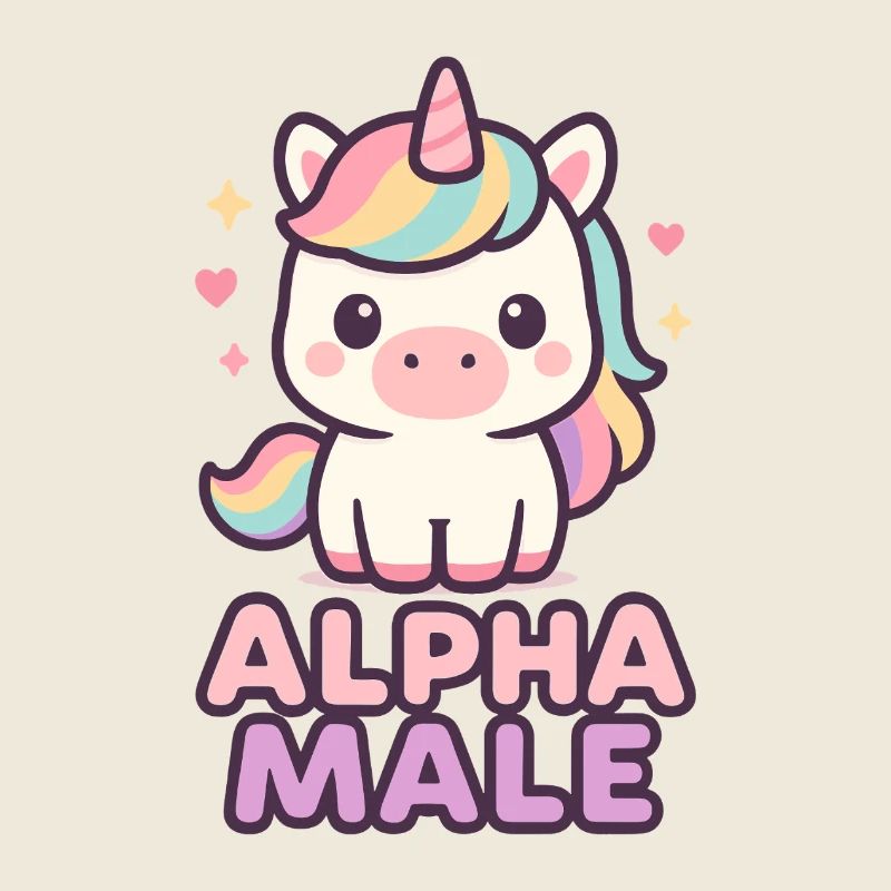 Licorne – Design drôle et décalé