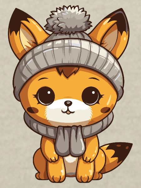 Fuchs Winter Comic