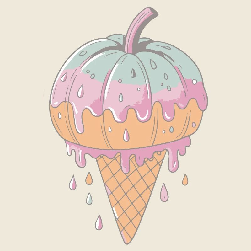 Delicate Pastel Drips Cornet