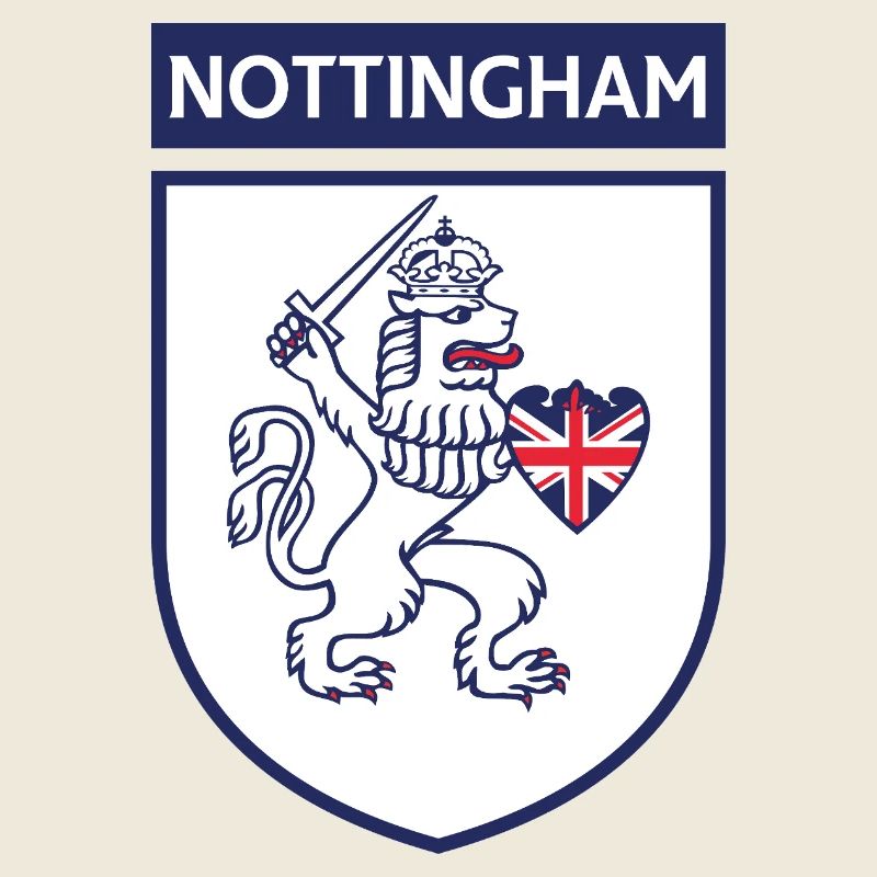 Nottingham Shield Lion with Sword