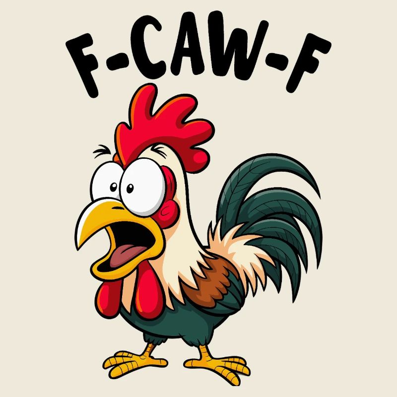 F CAW F Rooster Screaming Meme