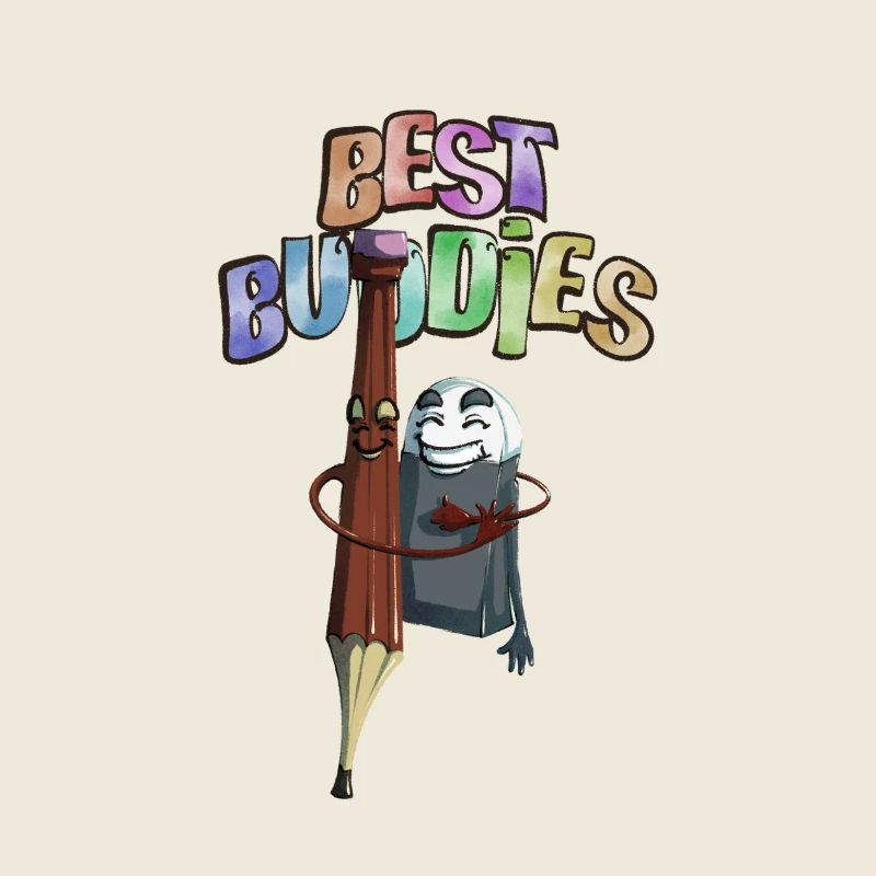 Best Friends Radierstift