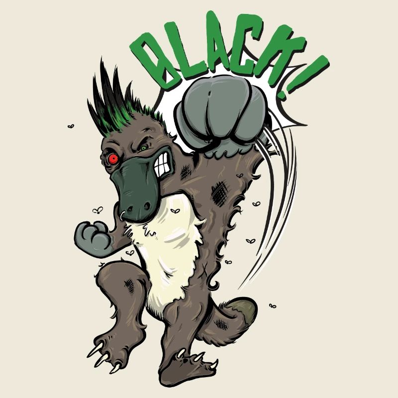 Fighting platypus