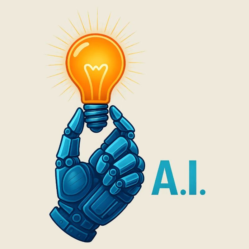 ai Tech Statement mit coolem Vibe funny