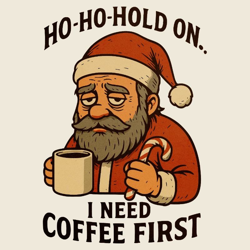 Christmas Santa Coffee First