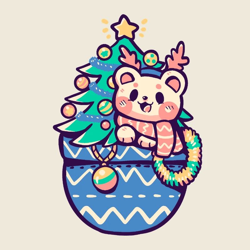 Poche pleine de joie festive