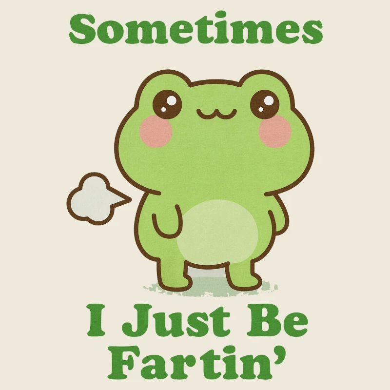 Manchmal bin ich einfach nur ein Furzfrosch
