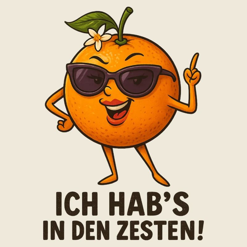 Zitrusheld mit Sonnenbrille