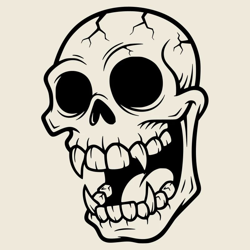 Verrückter Vampirschädel