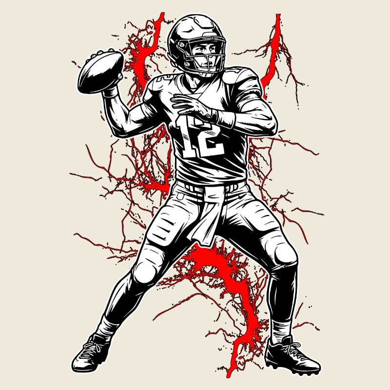 Quarterback im Blitzgewitter