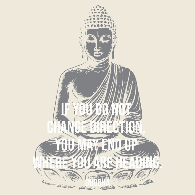 Rappel du changement de direction du Bouddha