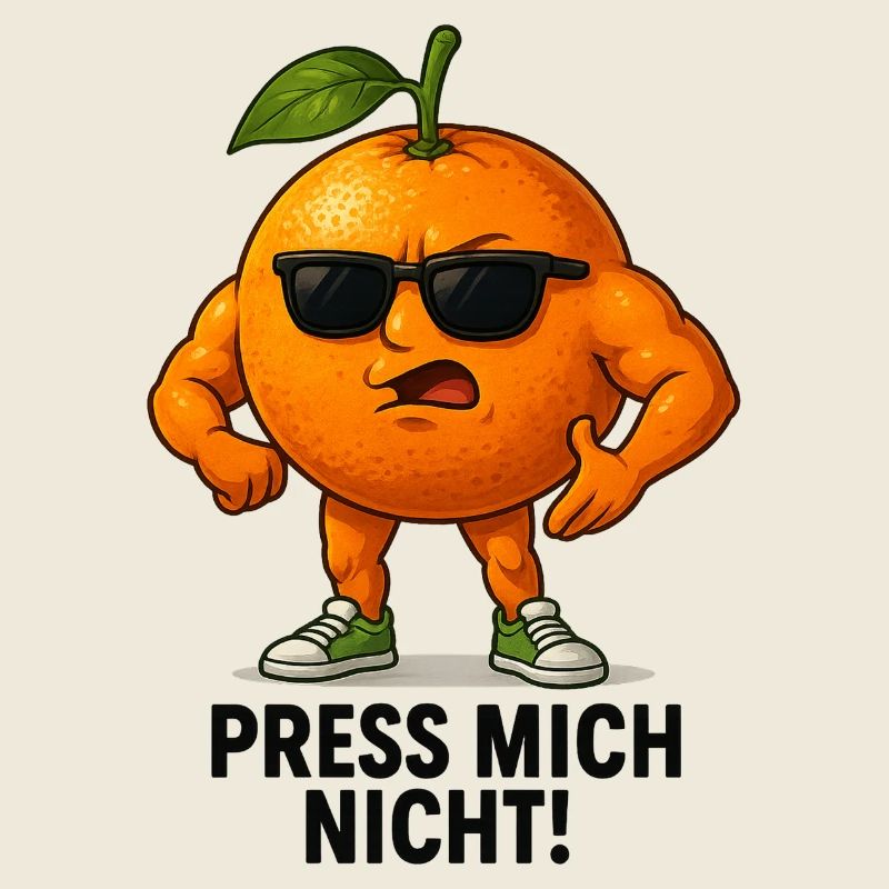 Press Mich Nicht Orange
