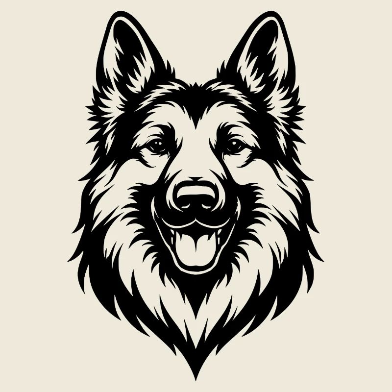 Deutscher Schäferhund Design