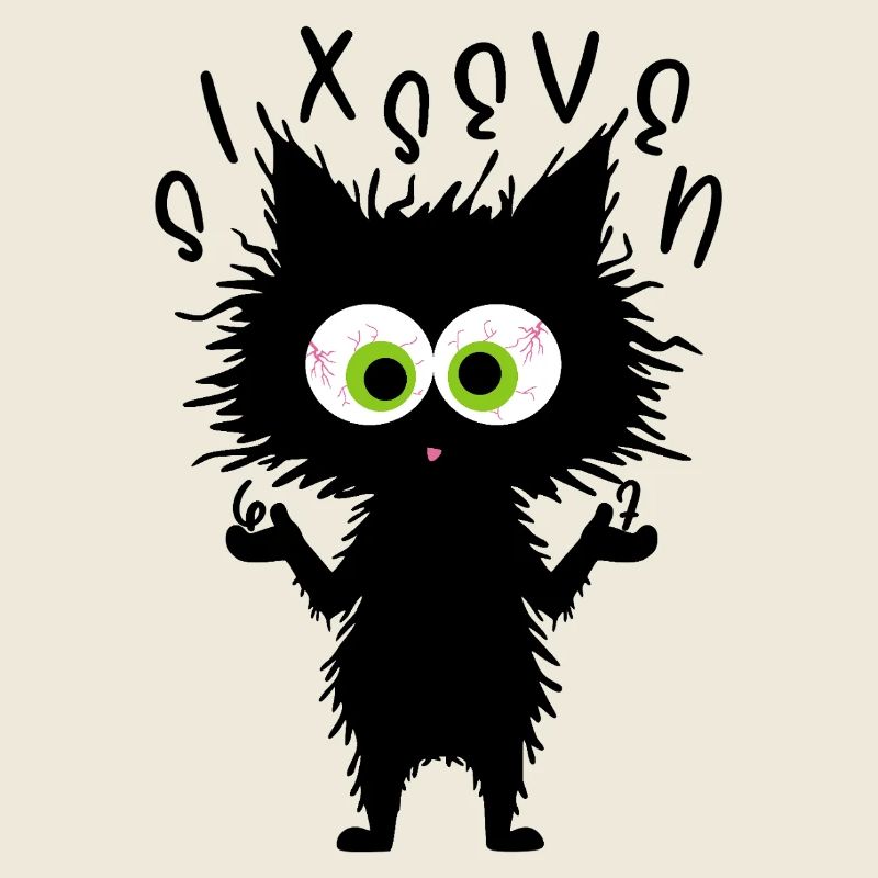 67 Lustige Katze Six Seven Meme