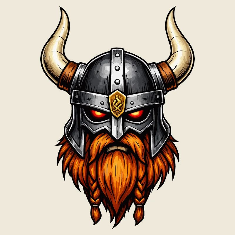 Casque de guerrier viking