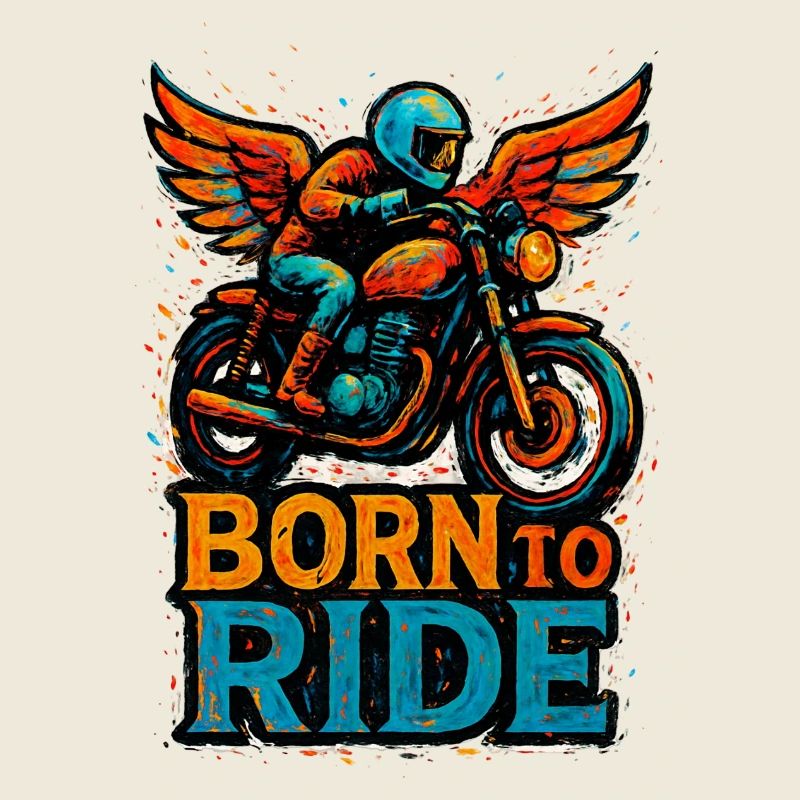 Born to Ride – Motorrad – Biker