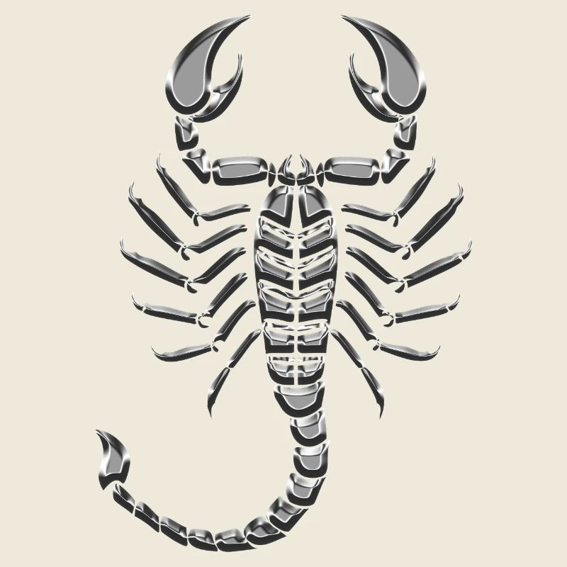 Chrome métallique Scorpion