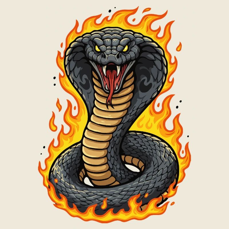 Cobra in Flames