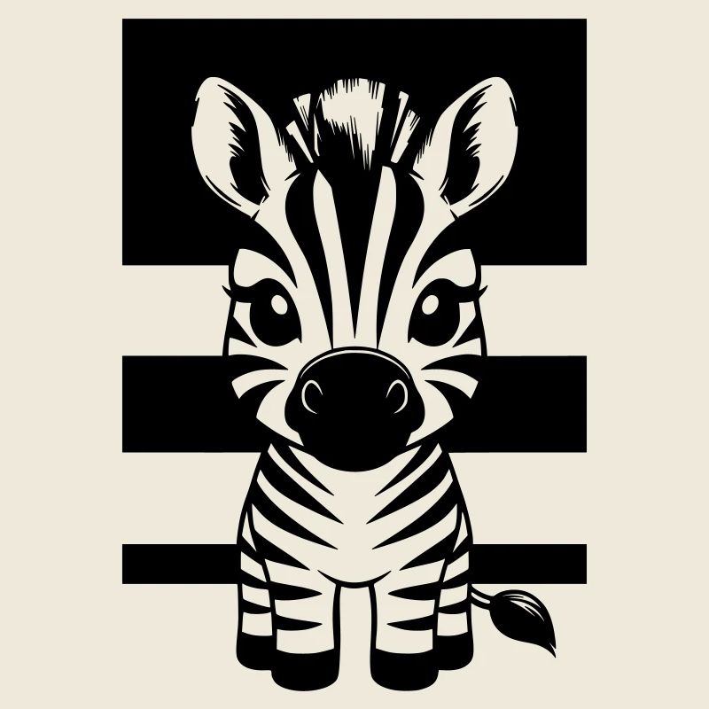 Niedliches Zebra