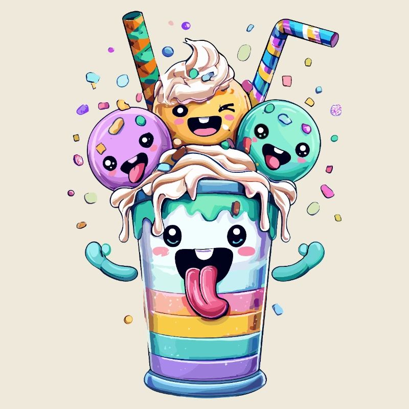 Regenbogen-Smoothie Party