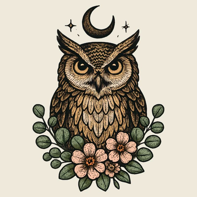 Forêt de Noctambules au Clair de Lune