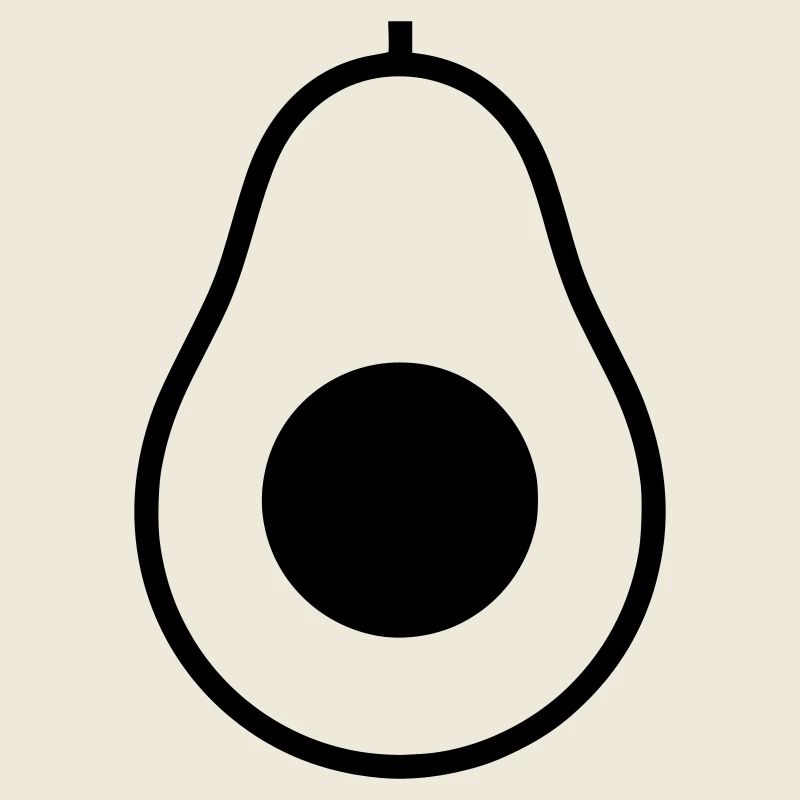 Demi-noyau d’avocat, Icon