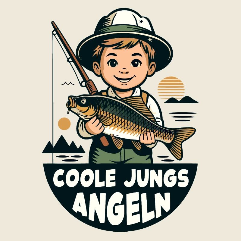 Coole Jungs Angeln