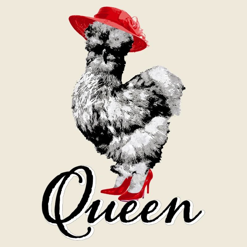 Chicken Fans - Rooster - Rooster - Silk Chicken - Organic