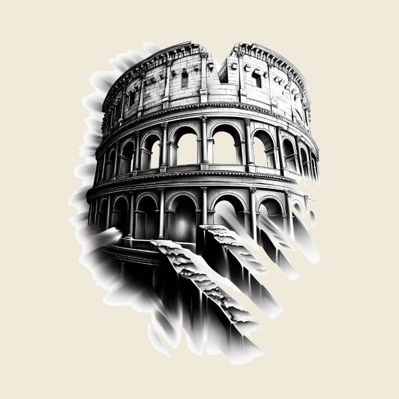 Engraved Colosseum and Spectral Staircase