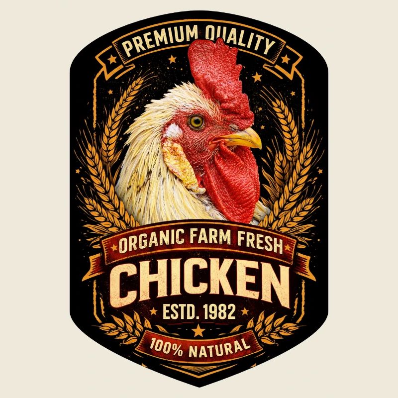 Le Coq, les plus belles poules de ferme
