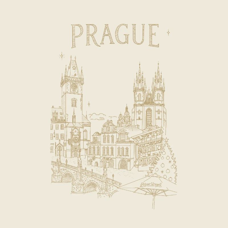 Stilisierte Prag