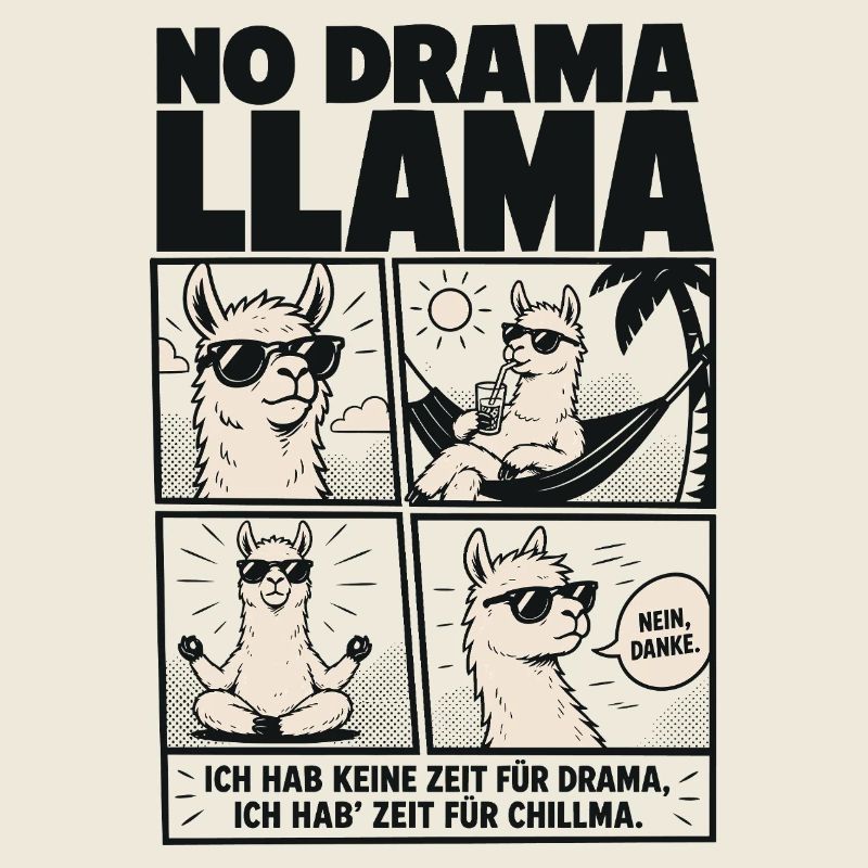 Lama Horror Comic Nacht Grusel Design