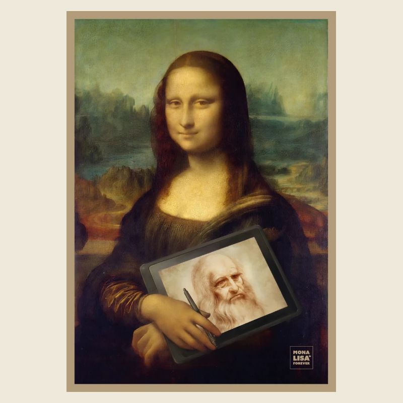 Mona Lisa Tablet Sketch Mashup