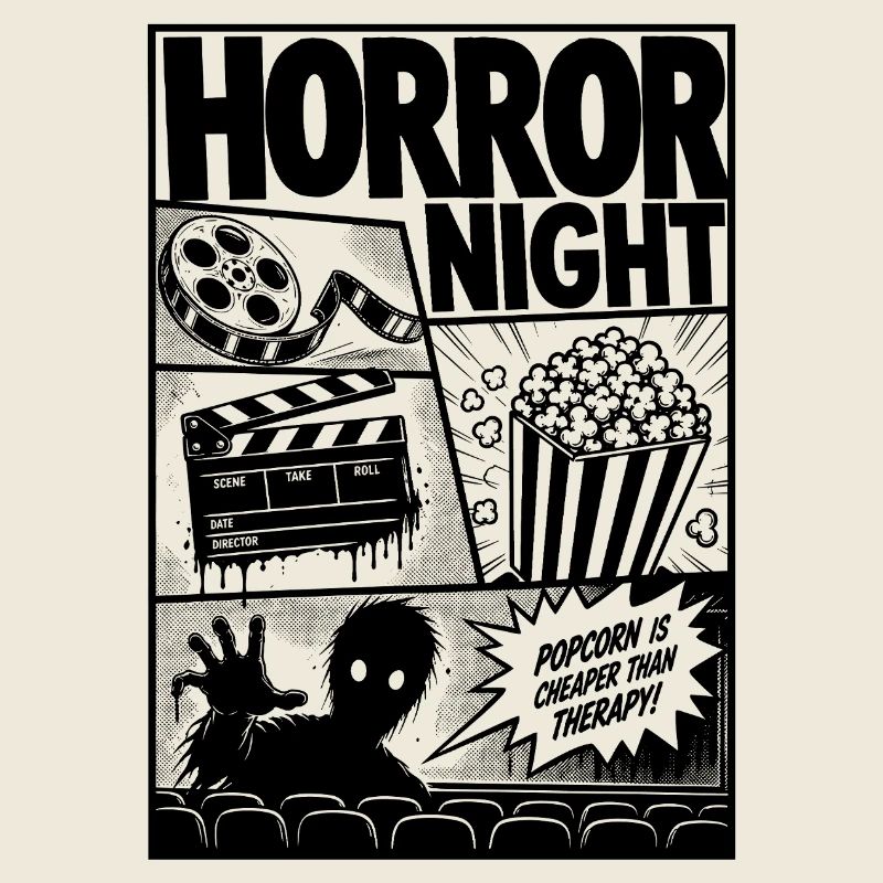 Horror Kino Zombie Comic