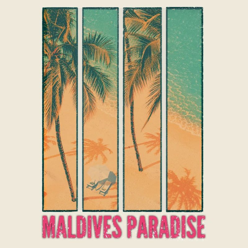 Maldives Paradise – Design Tropical Vintage