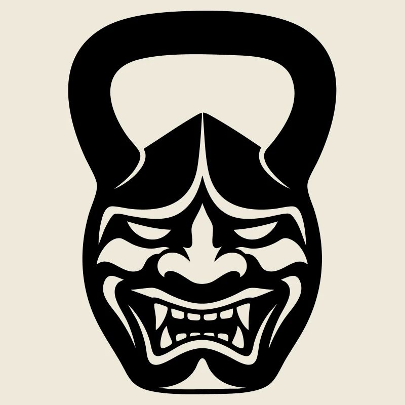 Gym Kettlebell Samurai Mask